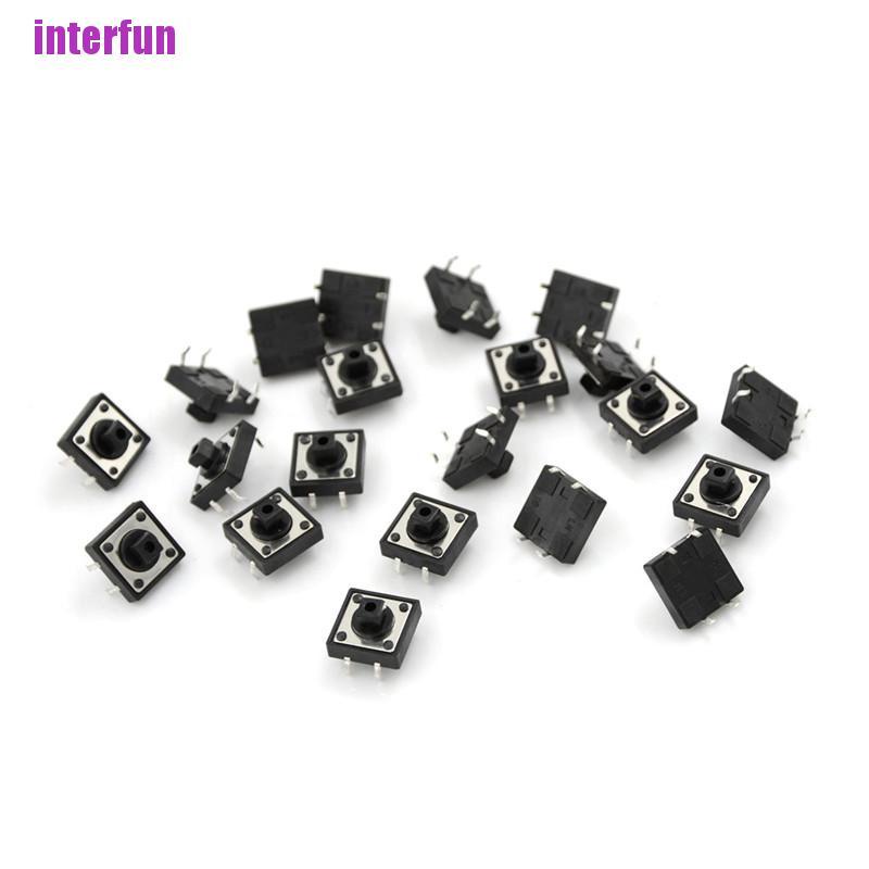 Bộ 20 Công Tắc Ấn Pcb Tc-1212T 12X12X7.3 Chất Lượng Cao