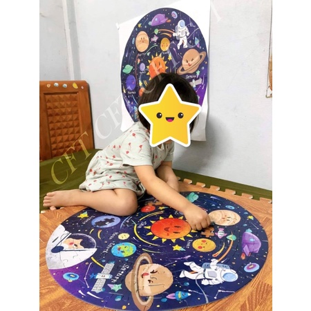 Xếp Hình Cho Bé Từ 4 Tuổi Bộ Ghép Hình Nghệ Thuật Puzzle 150 mảnh ghép Cao Cấp 5 Chủ Đề Con Vật Vũ Trụ