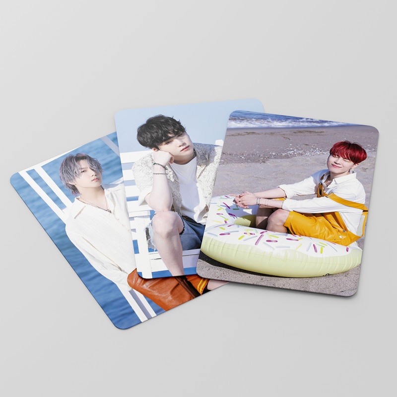 Set 55 Tấm Thẻ Ảnh In Hình Nhóm Nhạc BTS