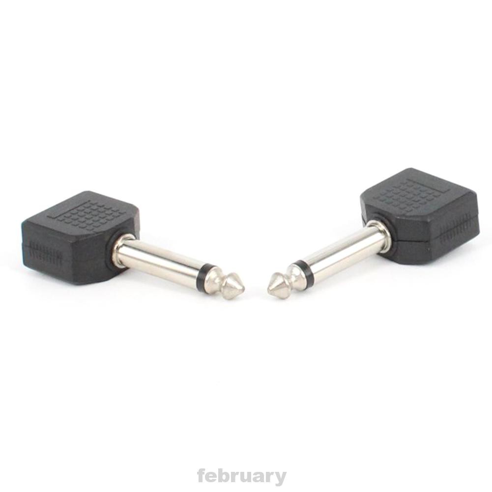 Set 2 Đầu Chuyển Đổi Âm Thanh 6.35mm Sang 3.5mm Chuyên Dụng | BigBuy360 - bigbuy360.vn