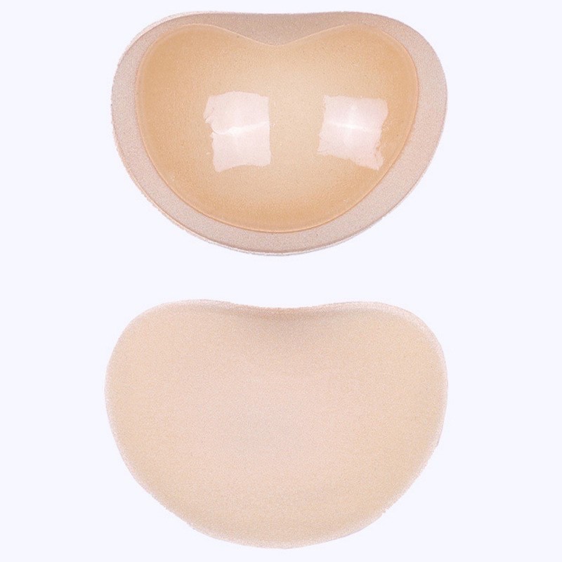 1 Đôi Đệm Ngực Silicon Chống Tuột Hình Trái Tim