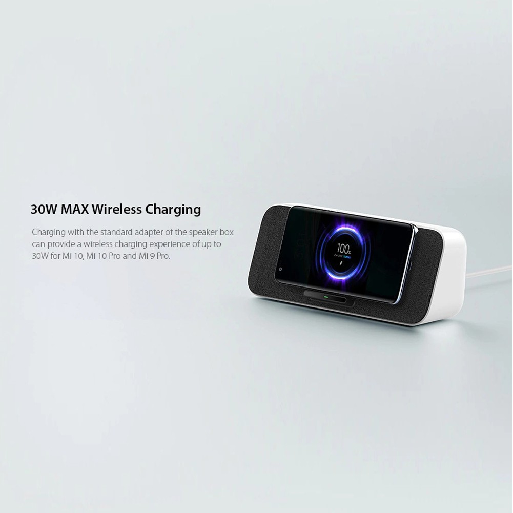 Loa Bluetooth Xiaomi Sạc Không Dây Tối Đa 30W Có Micro Hỗ Trợ Điện Thoại Mi AI NFC Iphone 11 Xiaomi 9/10 Pro Sam S10