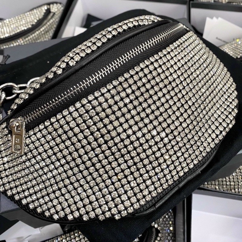 Túi xách bao tử đính đá full box ảnh thật + video