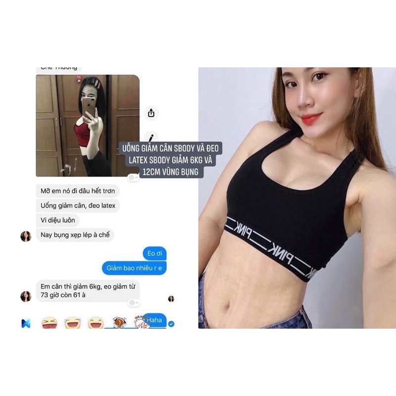 LATEX SBODY MIỄN PHÍ HẠ SIZE 2 LẦN TẶNG KÈM GEL TAN MỠ