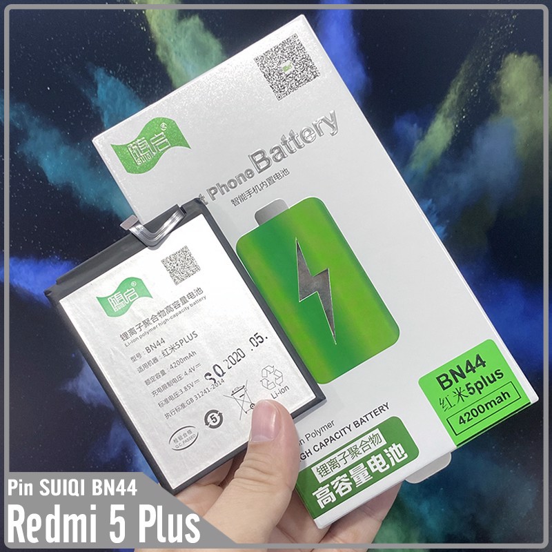 Pin Suiqi Li-ion thay thế cho Xiaomi Redmi 5 Plus  4200mAh