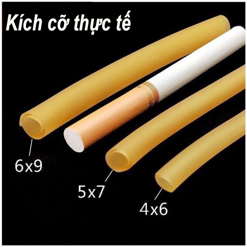 5M Dây thun cao su tròn ống làm ná cao su bắn cá, tập thể thao, hoặc có thể cho các hoạt động dẫn chất lỏng cần thiết