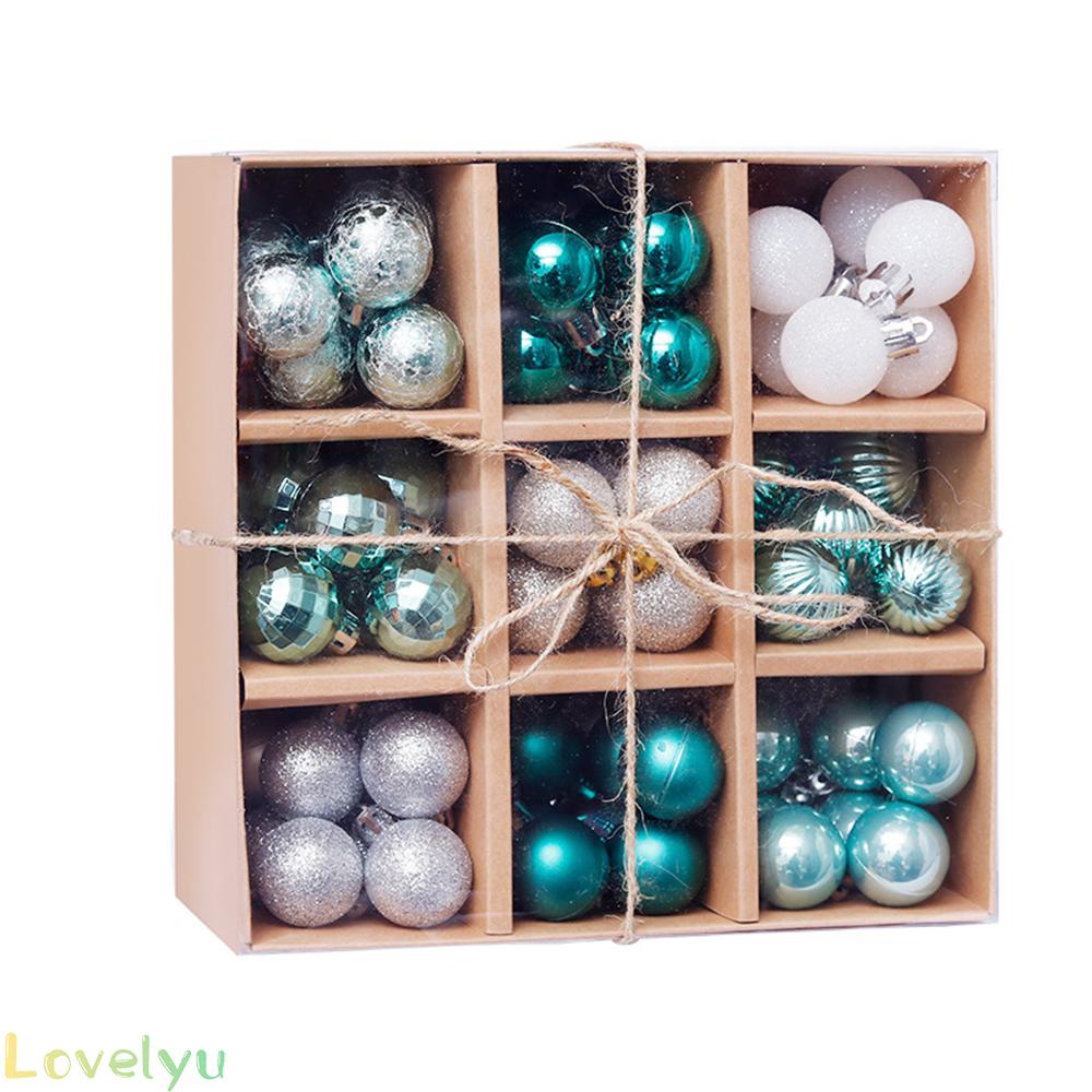 Set 99 quả châu 3cm trang trí cây thông Noel