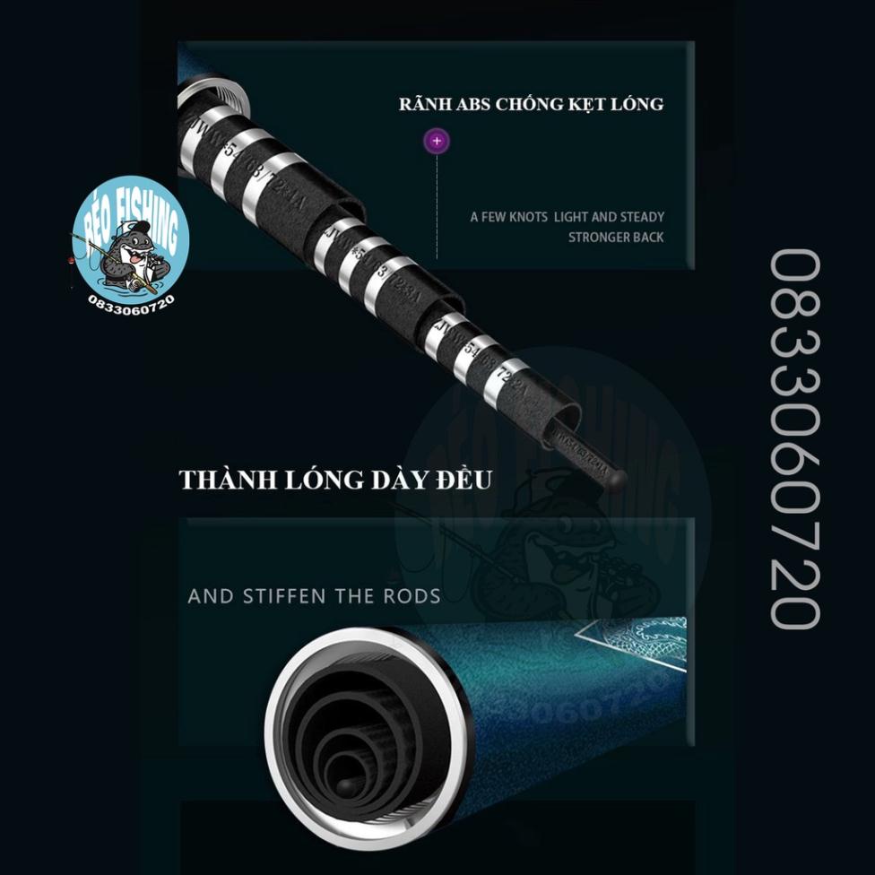 CẦN CÂU TAY MENGGONG - CHIẾN TƯỚNG VÔ ÚY THẾ HỆ II 6H 19i tải tĩnh 6000g - CHUYÊN GIA SĂN HÀNG KHỦNG