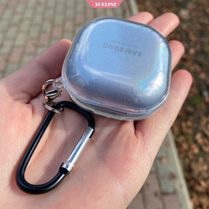 Ốp Bảo Vệ Hộp Đựng Tai Nghe Airpods 2 Bằng PC Cứng Trong Suốt Chống Rơi Vỡ Cho Samsung Galaxy Buds Pro Buds 2