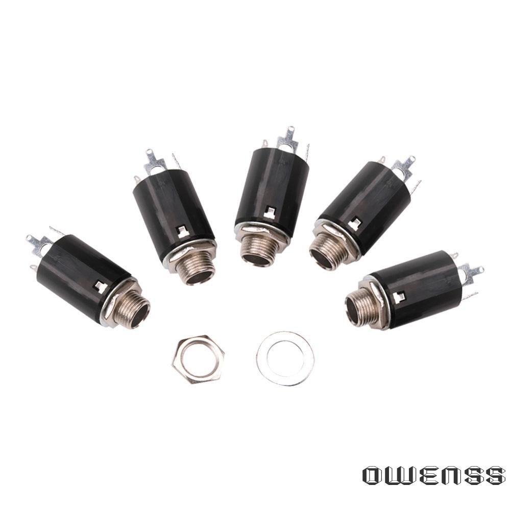 Bộ 5 Ổ Cắm Eq 6.35mm Cho Đàn Ghi Ta Điện