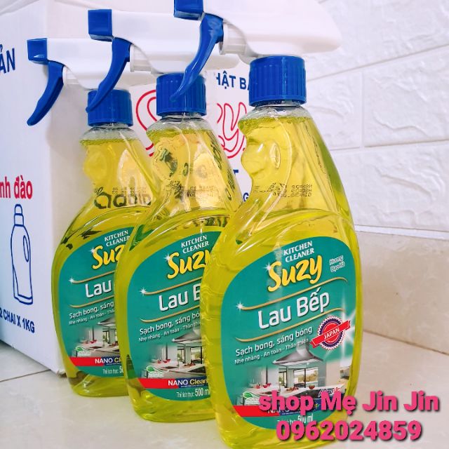 [CHÍNH HÃNG] Nước lau bếp ĐA NĂNG SUZY 500ML32 - thành phần HỮU CƠ, chất lượng NHẬT BẢN