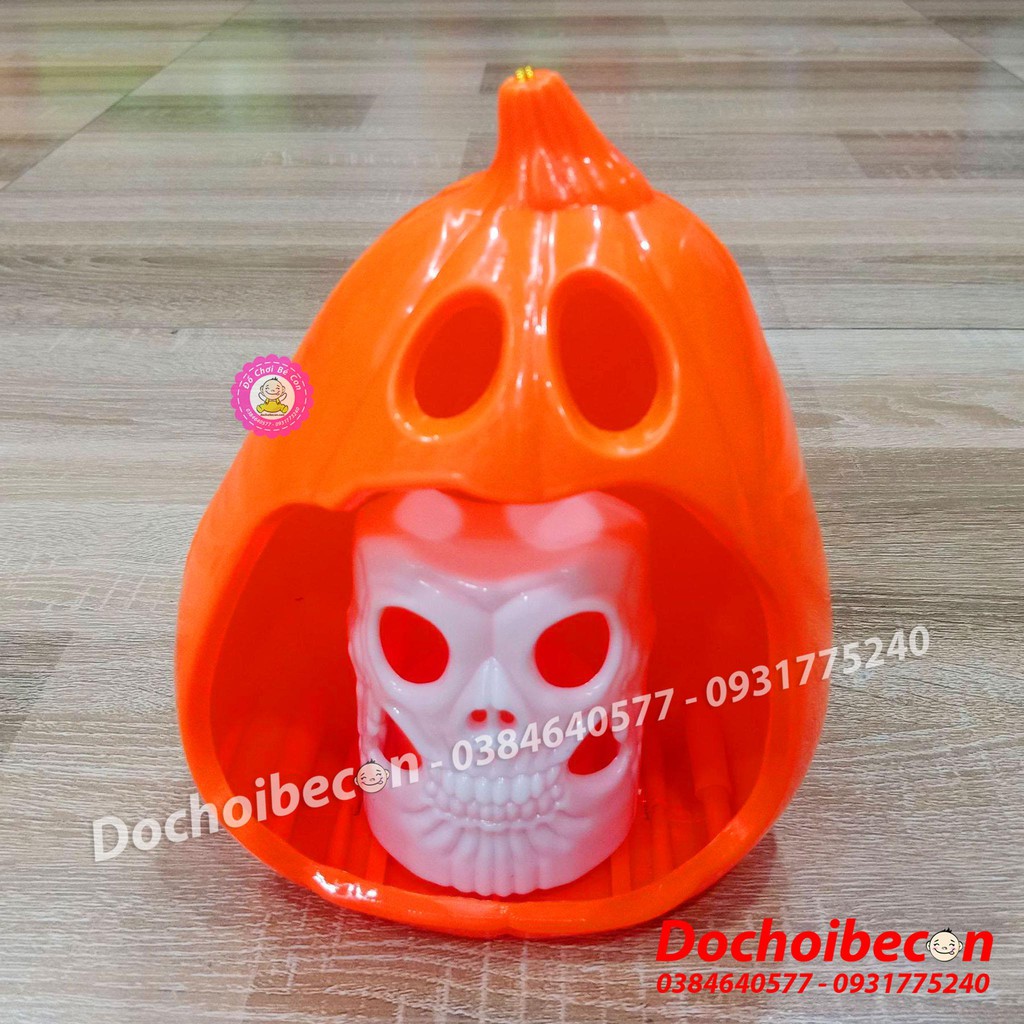 Đèn Halloween - Lồng đèn bí ngô Halloween - Có đèn, nhạc - Đèn lồng bí ngô Halloween - Đèn bí ngô Halloween #Haloween