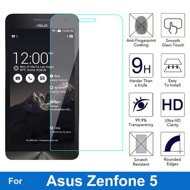 Kính cường lực bảo vệ màn hình điện thoại cho ASUS ZenFone2 5.0/ZE500CL/ZenFone 2E ZE550ML/ZE551ML
