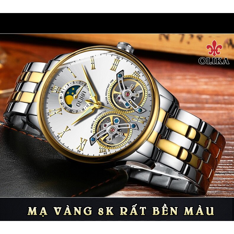 Đồng Hồ Nam OLIKA 8862 Mặt Siêu 3D, Dây Demi Sang Trọng, Chống Nước Tốt | BigBuy360 - bigbuy360.vn