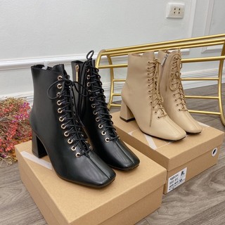 Bốt cổ ngắn da zara hothit fullbox