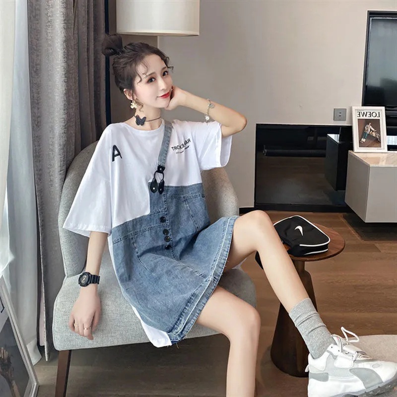 Đầm Tay Ngắn Ghép Hình Cỡ Lớn 40-90KG C9338