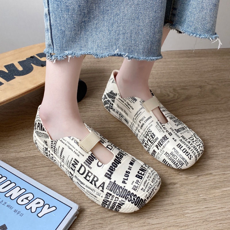 Ủng Đi Mưa Cổ Thấp Chống Trượt Thời Trang Mùa Hè