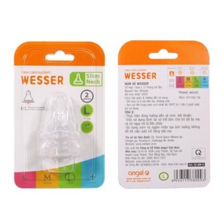 NÚM VÚ WESSER CỔ HẸP SET 2 CÁI