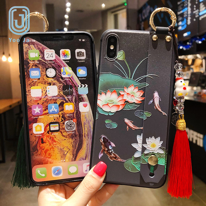 Ốp Điện Thoại Có Dây Đeo Cho Oppo R11 S R15 R17 F9 F11 Pro Reno 2 2z 2f | BigBuy360 - bigbuy360.vn