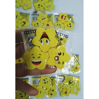 Set 3 gôm mặt cười  cho bé