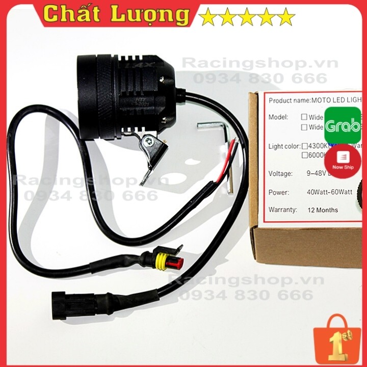 Đèn Trợ Sáng LEDVNRACING Đèn Led Xe Máy L4X 🚀 MẪU MỚI 2021 🔥 Cực Chất Sáng Mạnh  👑NPP ĐÈN LED - Ô TÔ , Xe Máy