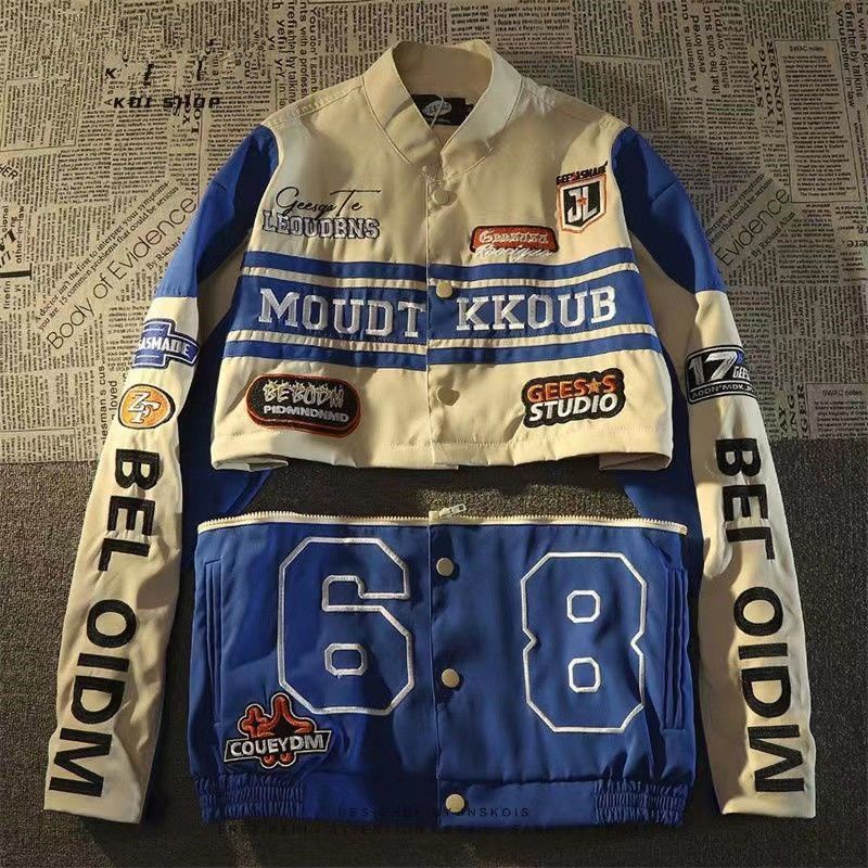 Áo Khoác Bóng Chày Kiểu Hồng Kông Retro Thời Trang Xuân Thu Cho Nam