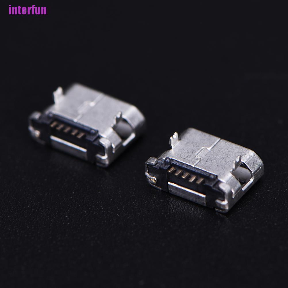 Set 10 Đầu Nối Cổng Micro Usb 5pin B Type 5 Pin Tiện Dụng