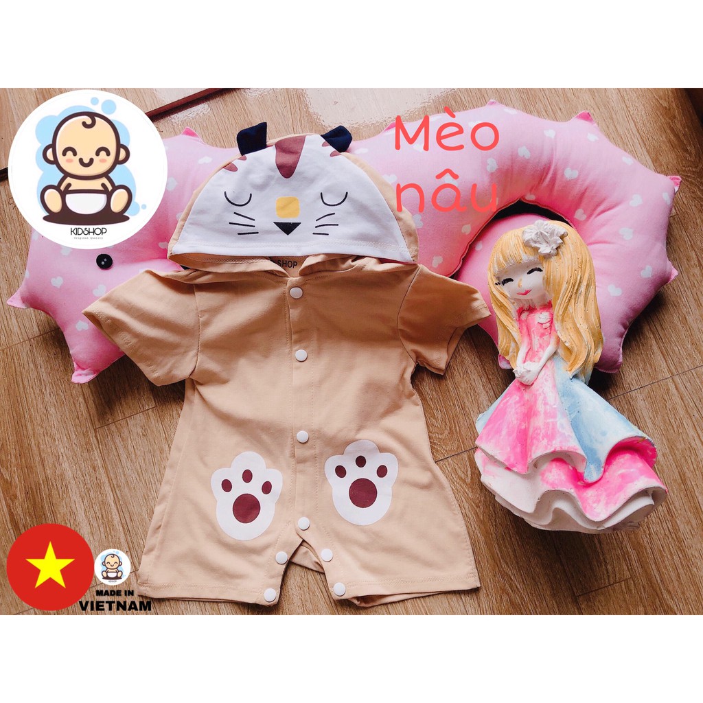 [HÀNG CAO CẤP] Bodysuit cho Bé - Bodymulien - Body hình thú dễ thương - KIDSHOP (MADE IN VIETNAM)