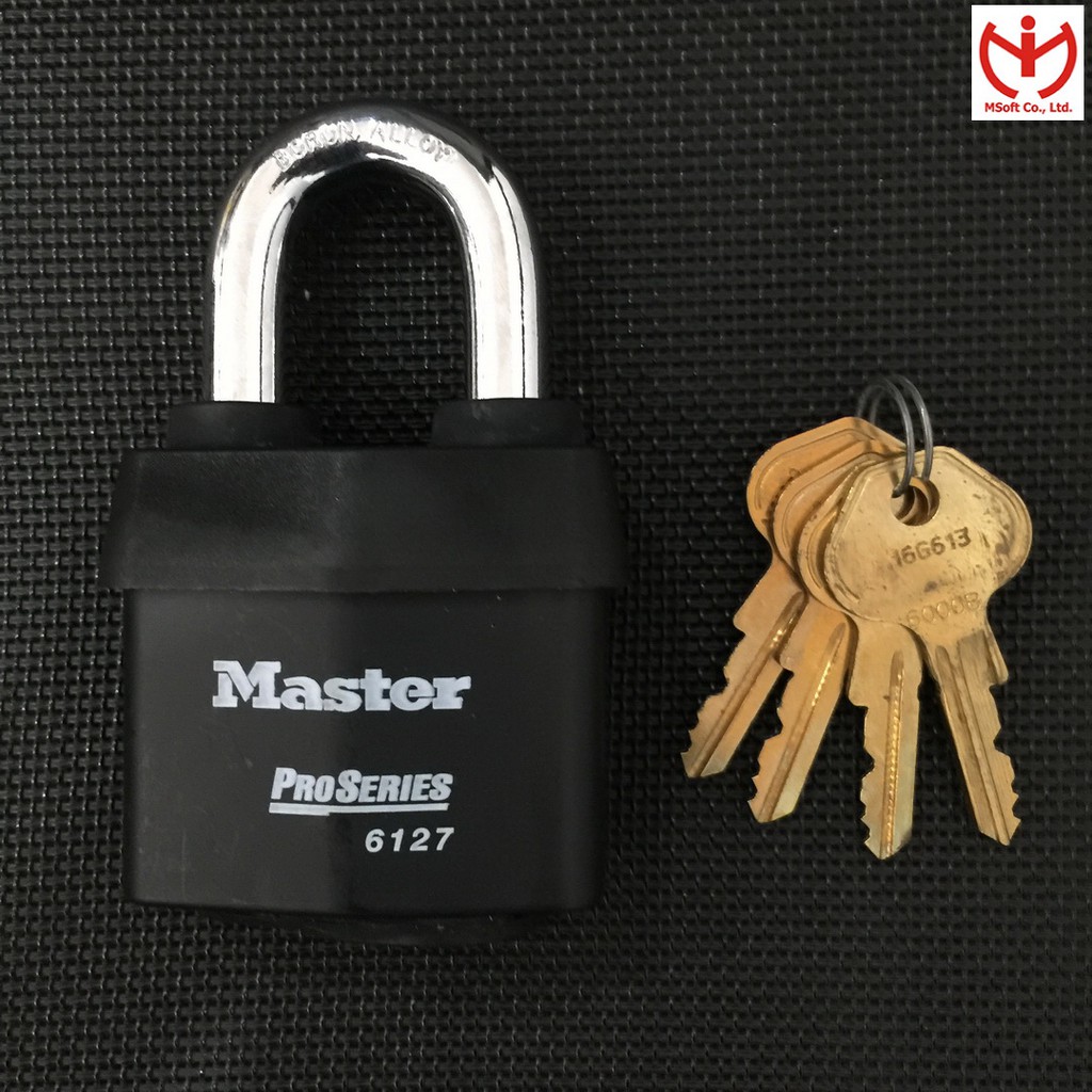 [Hỏa tốc HCM] Ổ khóa thép Master Lock 6127 D rộng 67mm dòng ProSeries - MSOFT