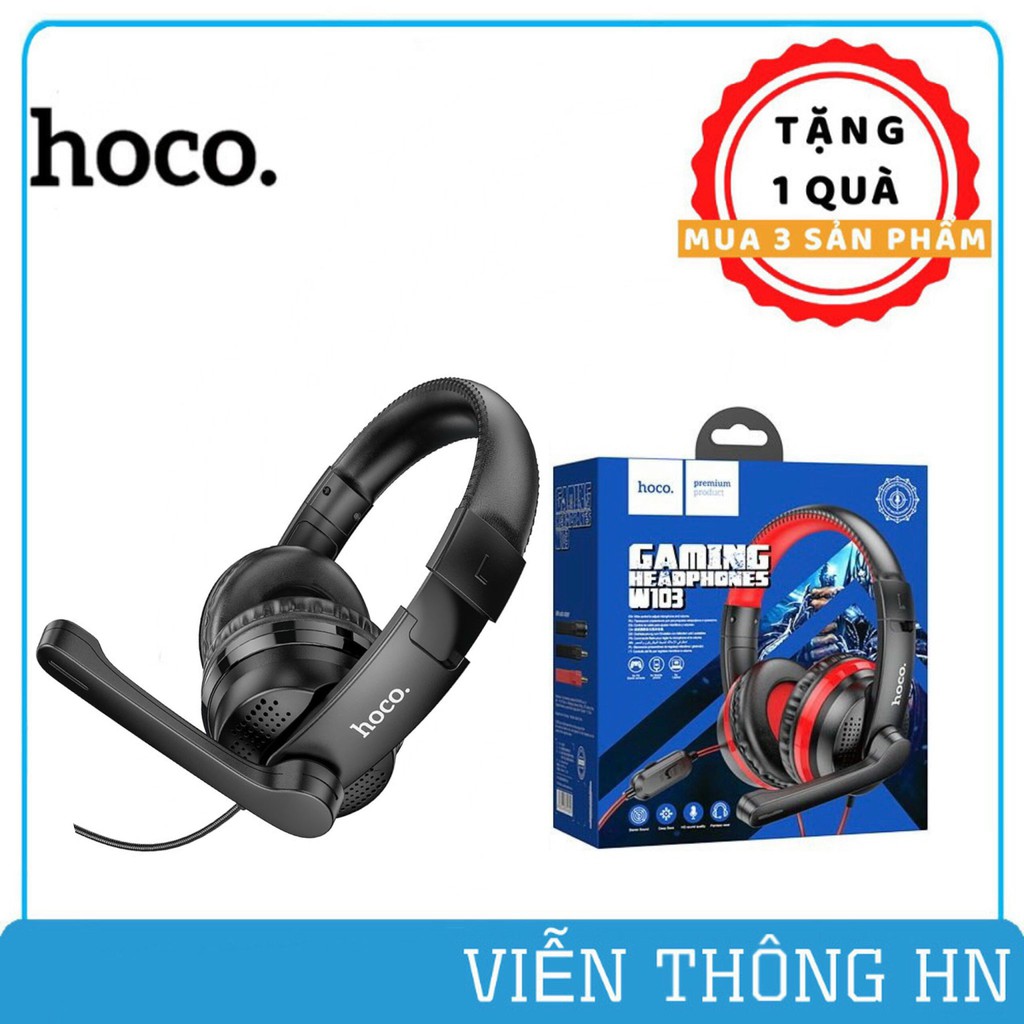 Tai nghe Headphones Hoco V103 Magic tour - tai nghe chụp tai over ear cho điện thoại và máy tính - VIENTHONGHN