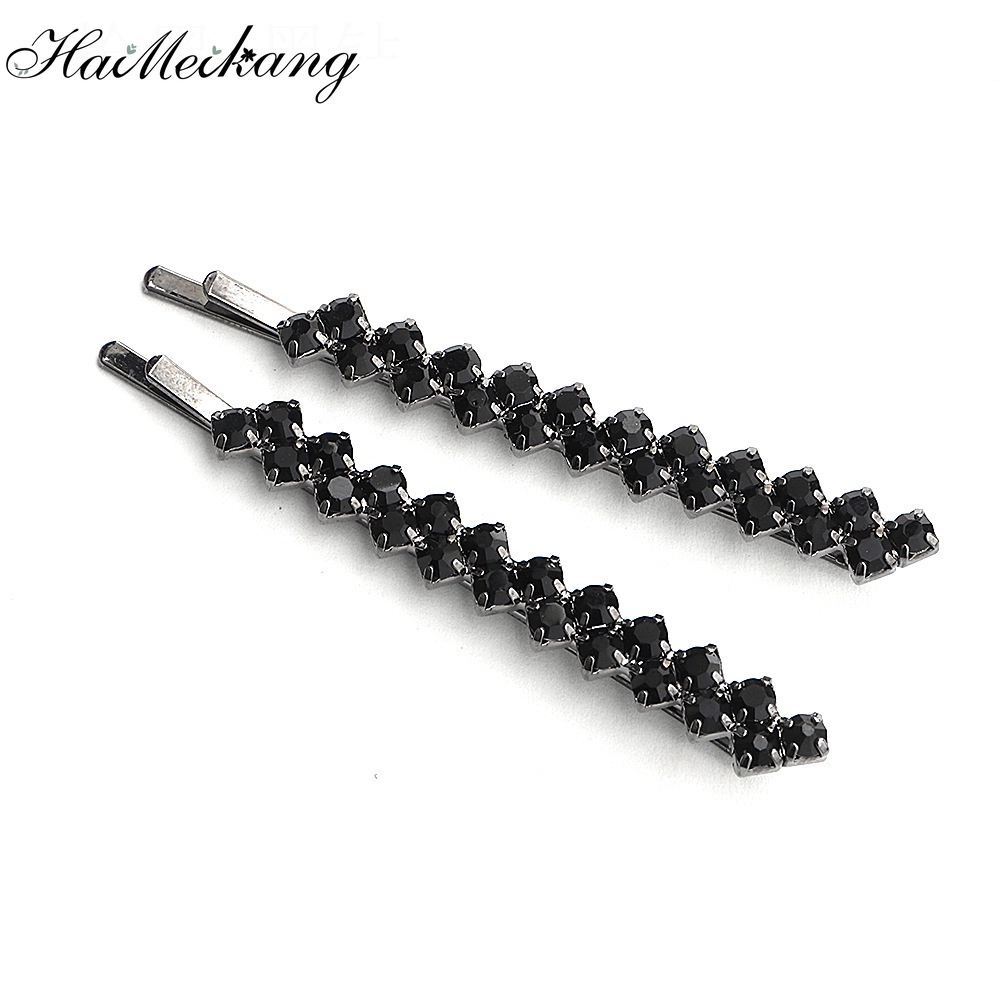 Haimeikang Kẹp tóc đính kim cương giả phong cách Hàn Quốc cho nữ