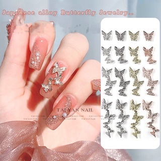 Charm bướm trang trí móng đủ màu