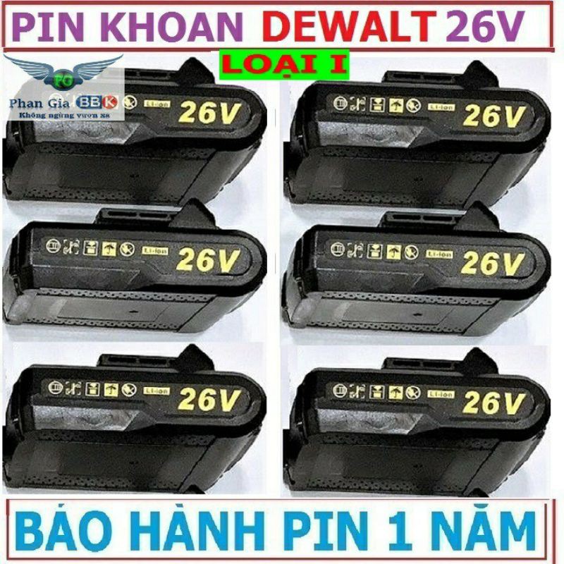 Pin máy khoan 26V Cao cấp