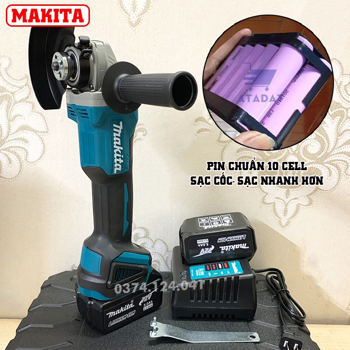 Máy Mài Dùng Pin MAKITA 72V Động cơ BL không than - 100% Đồng, Máy mài - cắt sắt, tường, gỗ, nhôm