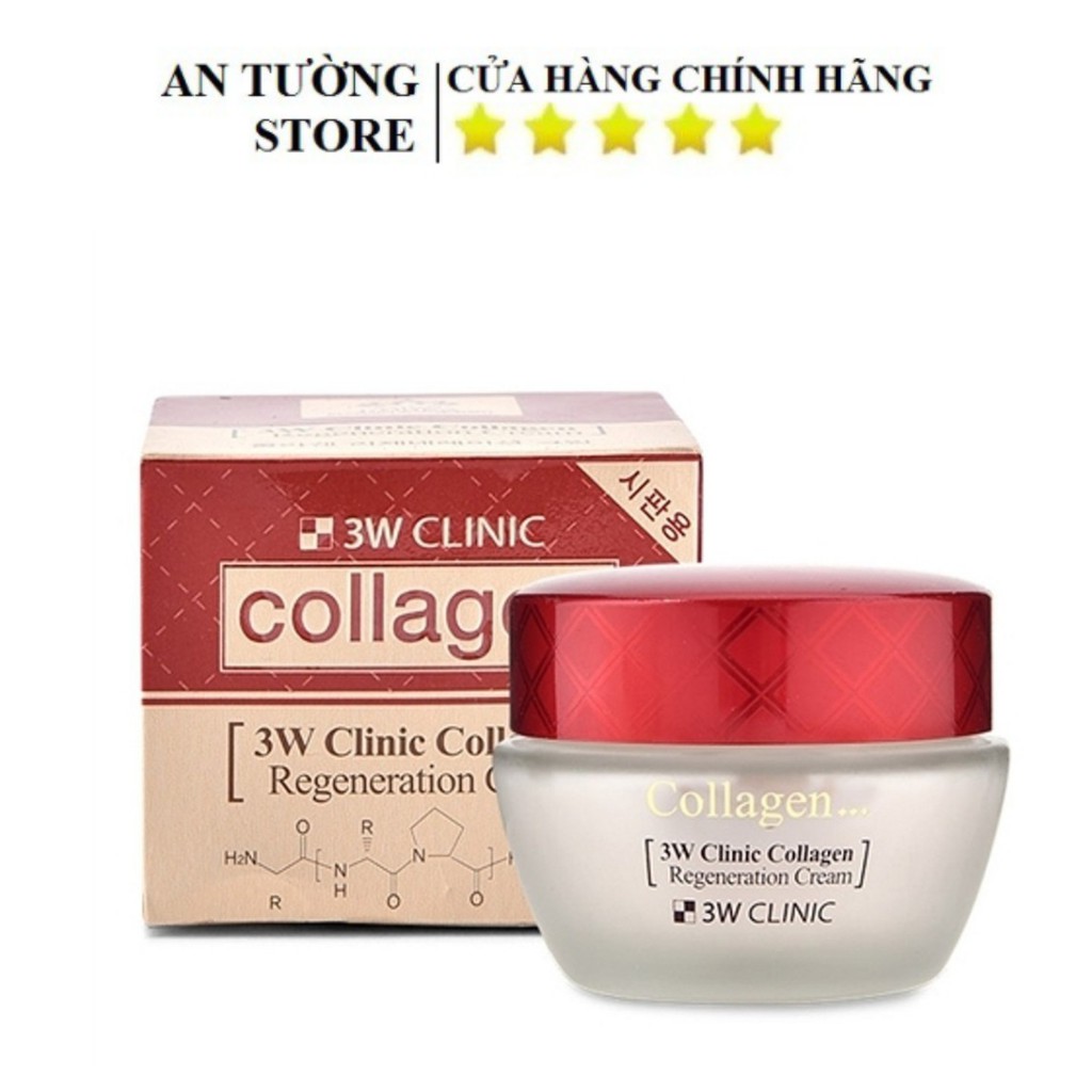 Kem dưỡng da Collagen 3W Clinic Collagen đỏ Hàn Quốc, 60ml