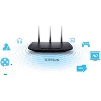Bộ Phát Wifi TPLINK WR 940N 450Mbps - 3Anten- Hàng Chính Hãng 100%, Bảo Hành 2 Năm