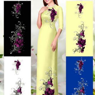 Vải áo dài in 3D