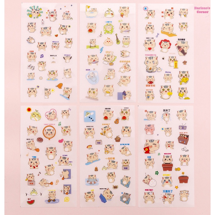 Sticker nhiều hình dễ thương
