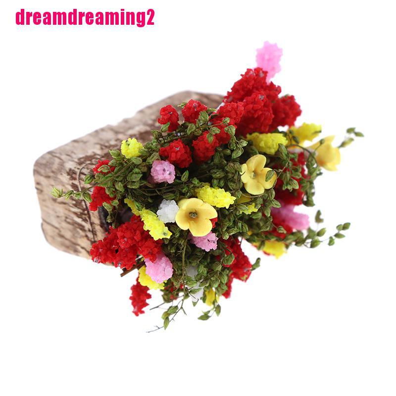 Chậu Hoa Giả Tỉ Lệ 1 / 12 Dùng Trang Trí