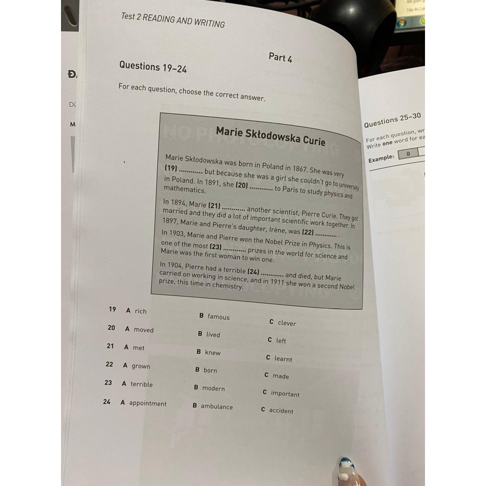 Sách - Collins English for exams :Cambridge English Qualifications : A2 Key for schools 8 practice tests