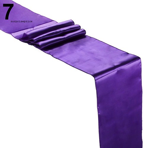 Khăn runner trải bàn chất liệu satin kích cỡ 12 x 108inch