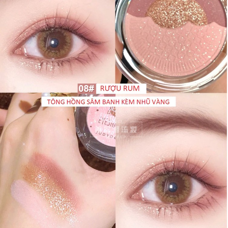 Phấn mắt 3 màu kết hợp nhũ và má hồng bánh qui hàng nội địa Trung MAT05 | BigBuy360 - bigbuy360.vn