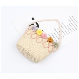 Túi cói Mini Đan Lát Dễ Thương Cho Bé