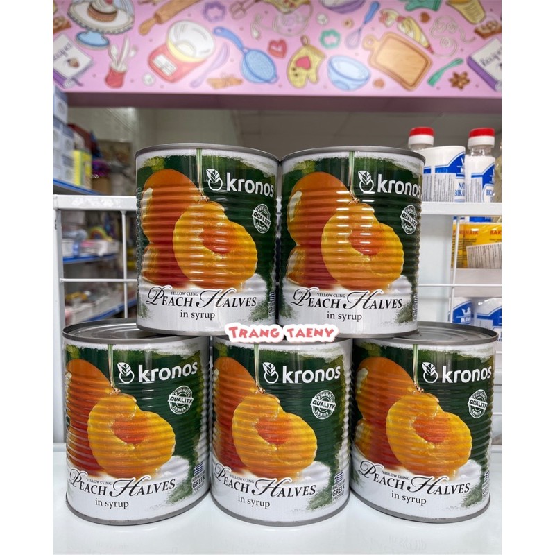 Đào ngâm Kronos 820g