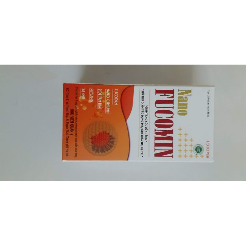 FUCOMIN Học Viện Quân Y gồm Fucoidan, Nano Curcumin, Bột Tam Thất, Cao Xạ Đen Hỗ Trợ Điều Trị Ung Thư hạn tới 2023 | BigBuy360 - bigbuy360.vn