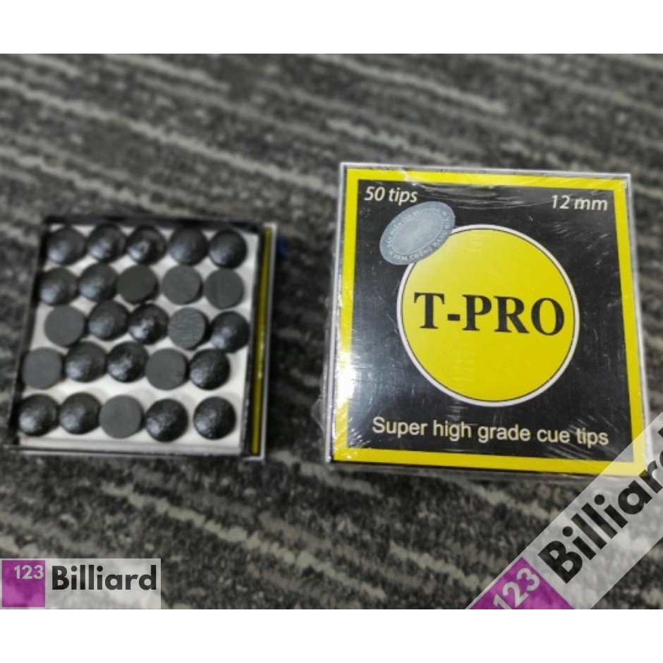 [SIÊU THỊ BIDA] Đầu cơ bida Tpro 12.0mm 50 viên [ĐẦU CƠ CLB]