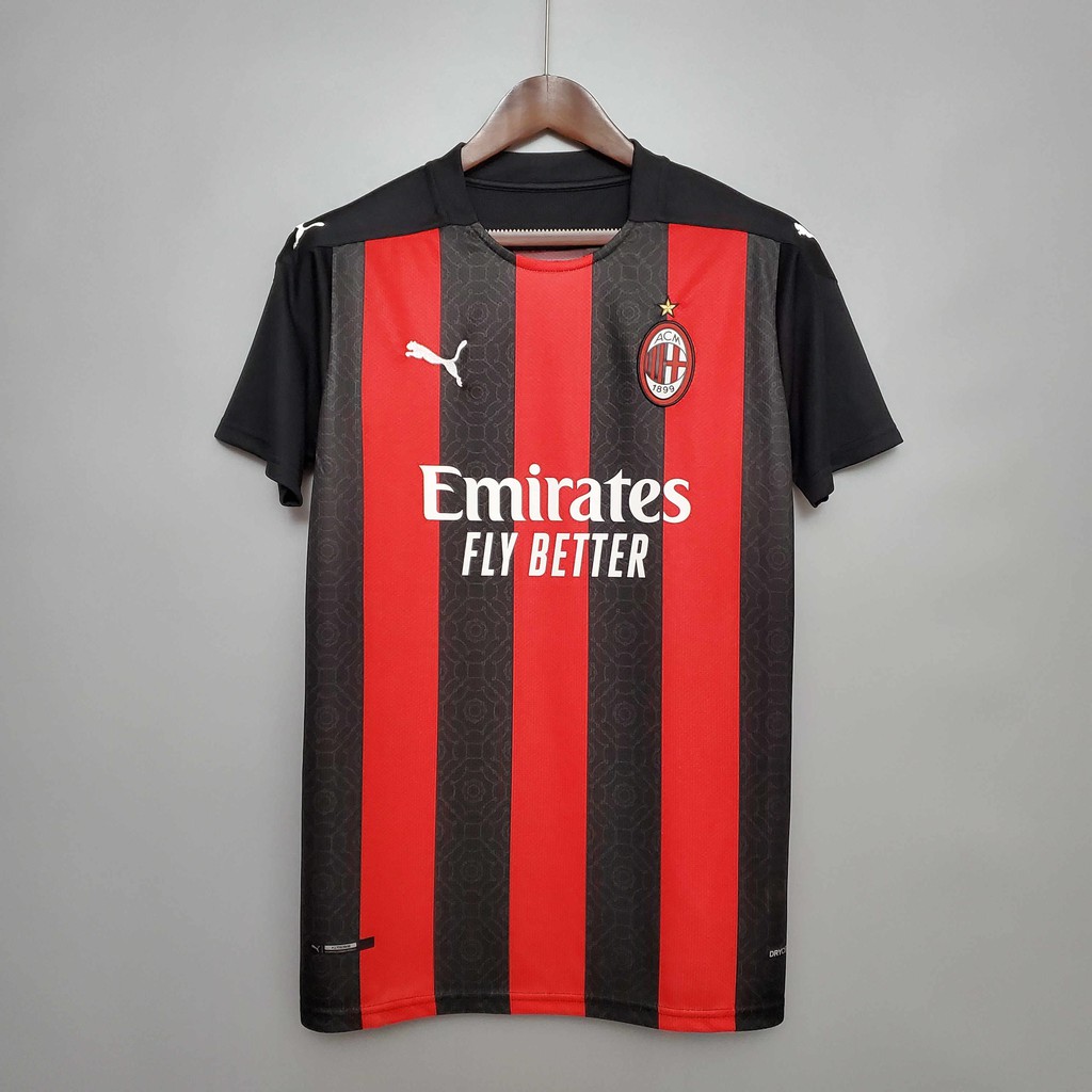 Áo đá bóng AC Milan sân nhà Thái Lan AAA 20/21 Size S-XXXL