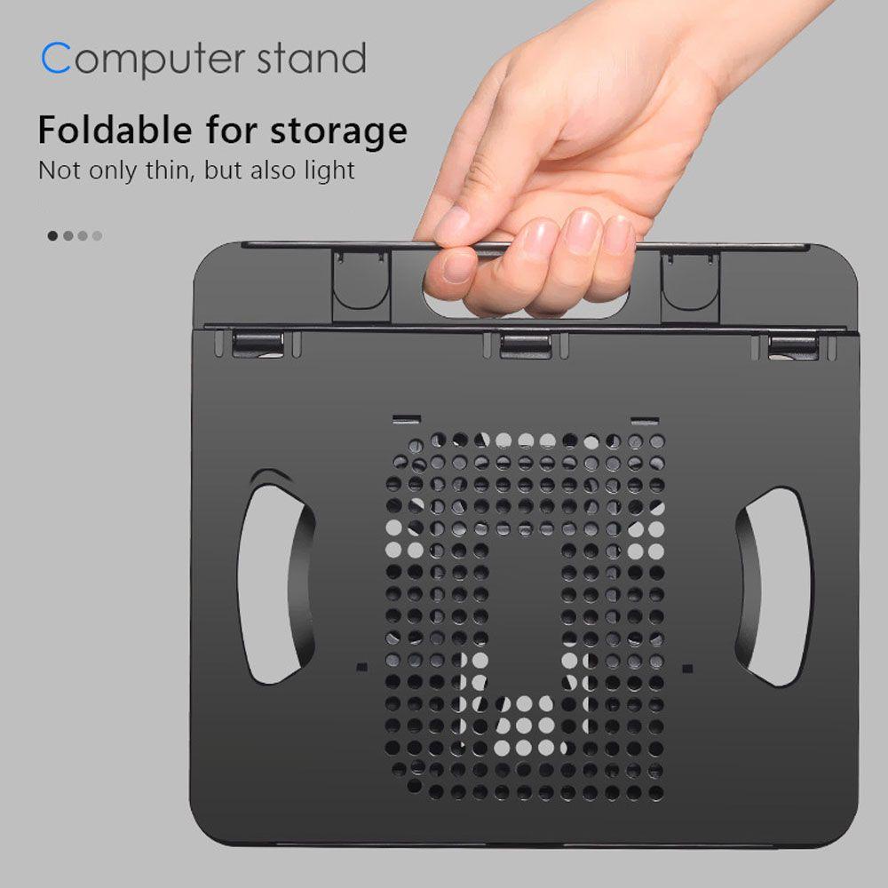 Giá Đỡ Laptop / Máy Tính Bảng Bằng PC Có Quạt Tản Nhiệt Có Thể Điều Chỉnh
