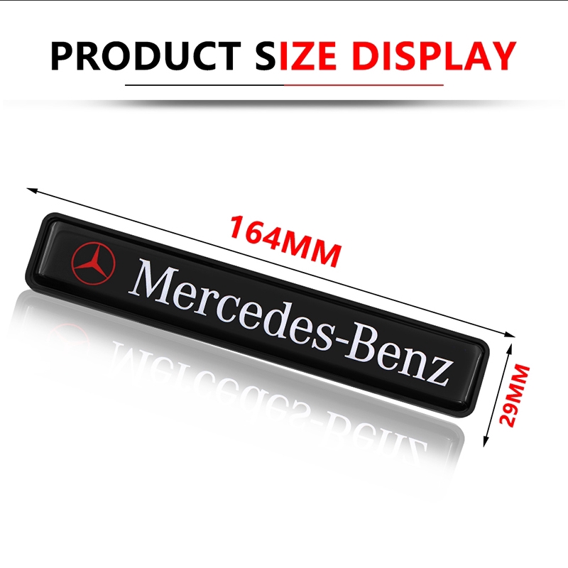 Dengan Đèn LED Logo Gắn Phía Trước Xe Hơi Mercedes-Benz W203 W210 W211 W124 W202 W204 AMG E300L E300L S-Class c180 glk300 cls clk slk slk