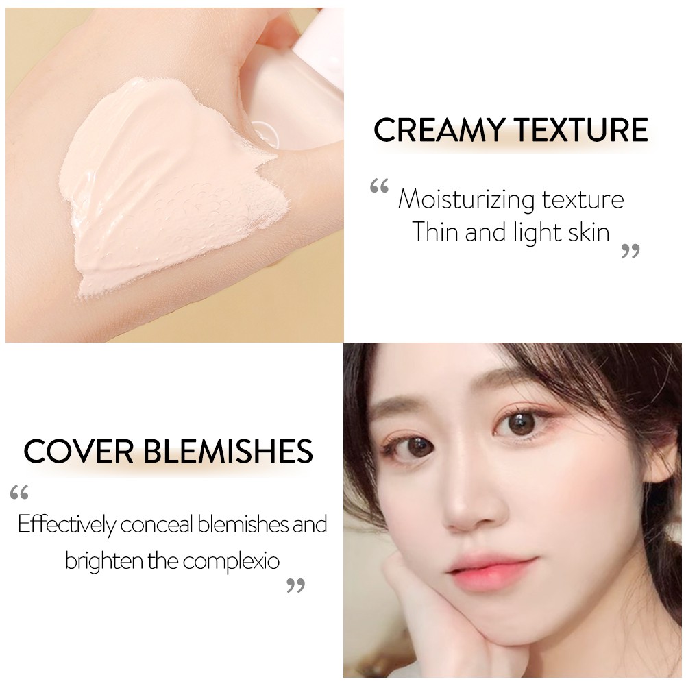 Kem Nền GECOMO 30ml Lâu Trôi Kiềm Dầu Che Phủ Toàn Diện